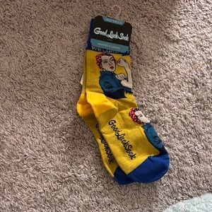 Yellow Polar Bear Socks